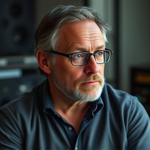 Portrait d'Alain Bernard, ing√©nieur du son et instructeur √† l'Acad√©mie Lumi√®re.
