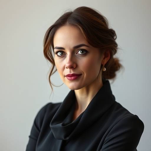 Portrait d'Isabelle Dubois, réalisatrice et instructrice à l'Académie Lumière.
