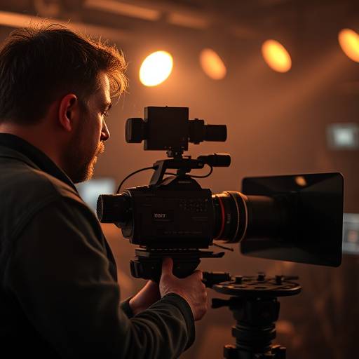 Un monteur de films travaillant sur un projet de montage vidéo.